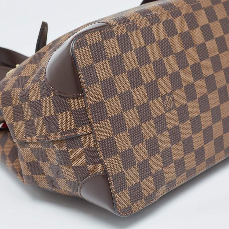 Pre Owned Louis Vuitton Damier Ebene Canvas Hampstead MM Bag