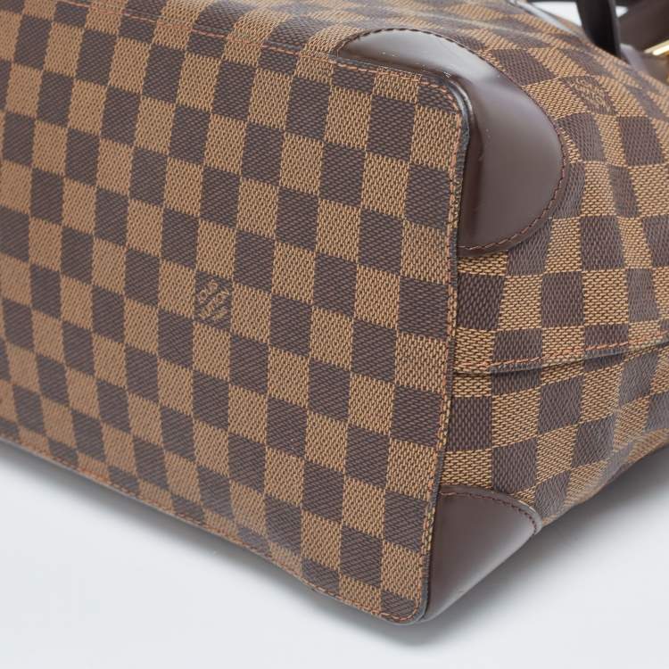 Pre Owned Louis Vuitton Damier Ebene Canvas Hampstead MM Bag