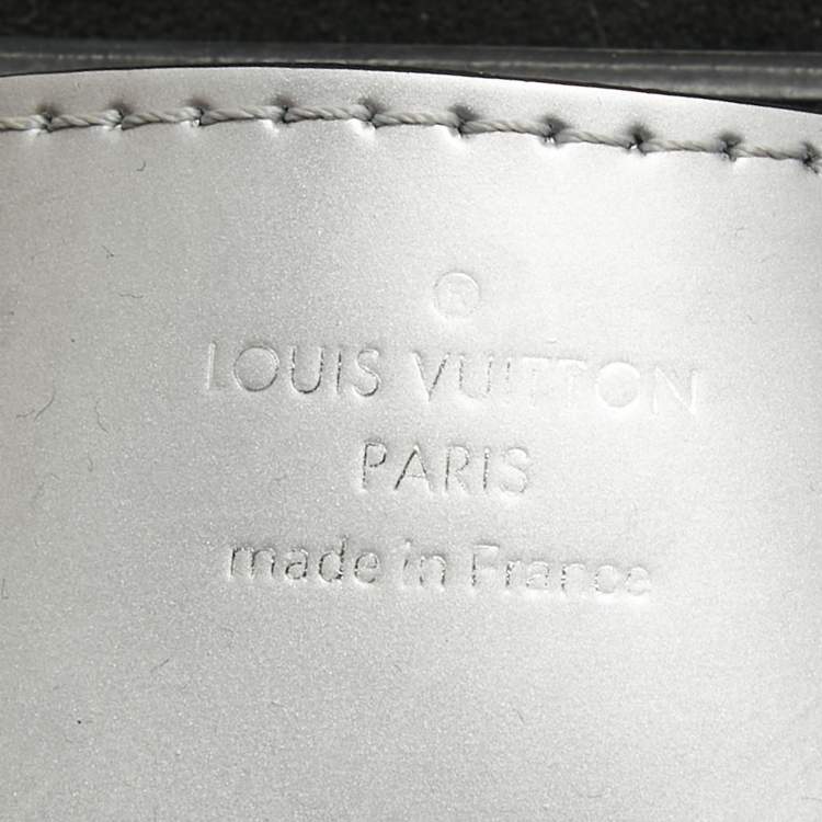 Pre Owned Louis Vuitton Grey Leather Spaceship Twist PM Bag