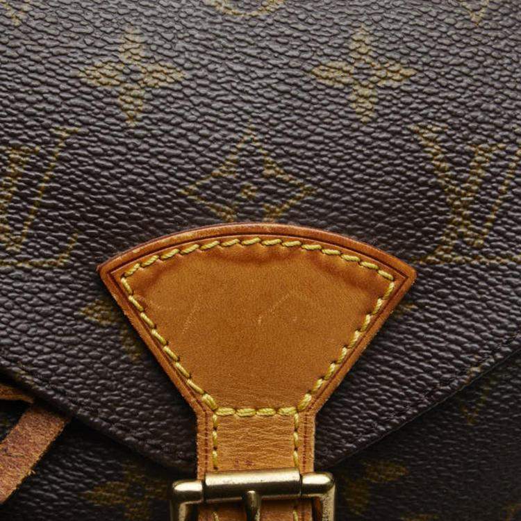Pre Owned Louis Vuitton Brown Canvas Monogram Montsouris MM Backpack