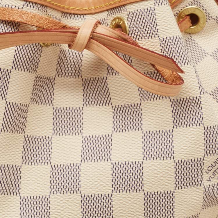 Pre Owned Louis Vuitton Damier Azur Canvas Noe BB Bag