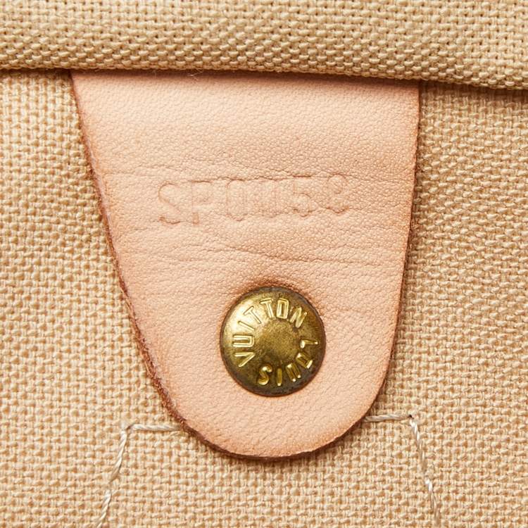 Pre Owned Louis Vuitton Damier Azur Canvas Speedy 30 Bag