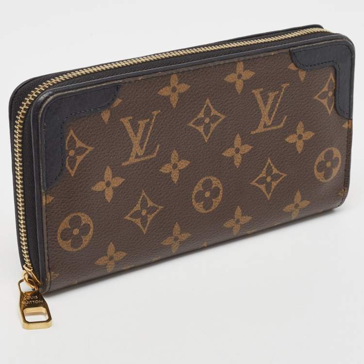 Pre Owned Louis Vuitton Monogram Canvas Zippy Retiro Zip Around Wallet