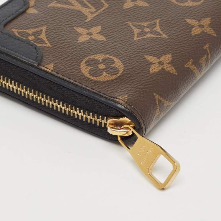 Pre Owned Louis Vuitton Monogram Canvas Zippy Retiro Zip Around Wallet