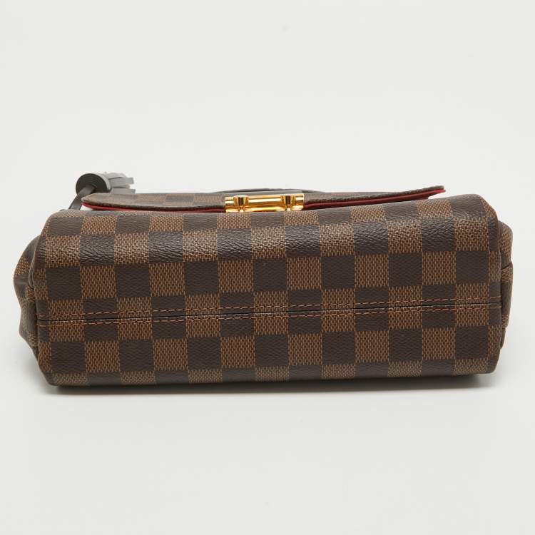 Pre Owned Louis Vuitton Damier Ebene Canvas Croisette Bag