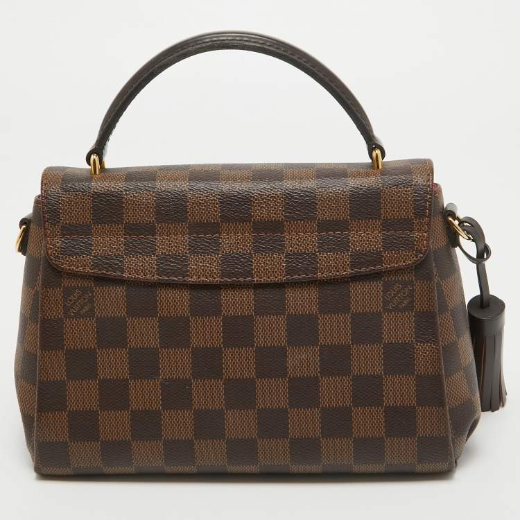 Pre Owned Louis Vuitton Damier Ebene Canvas Croisette Bag