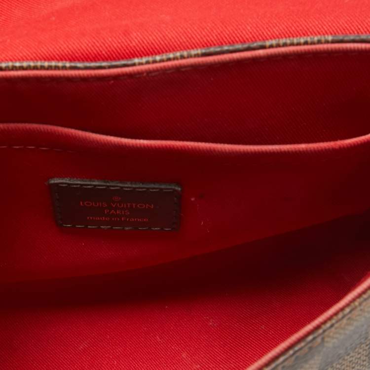Pre Owned Louis Vuitton Damier Ebene Canvas Croisette Bag