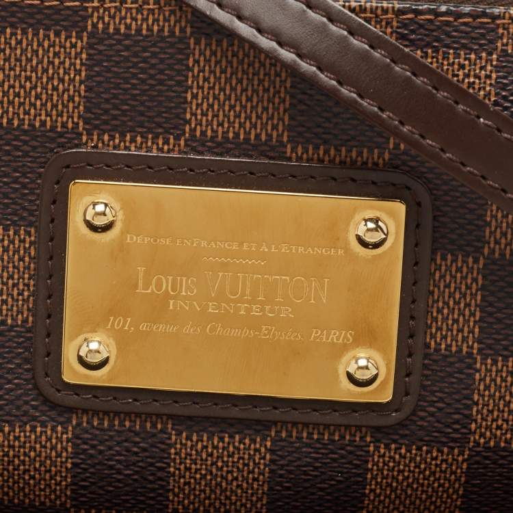 Pre Owned Louis Vuitton Damier Ebene Canvas Eva Pochette