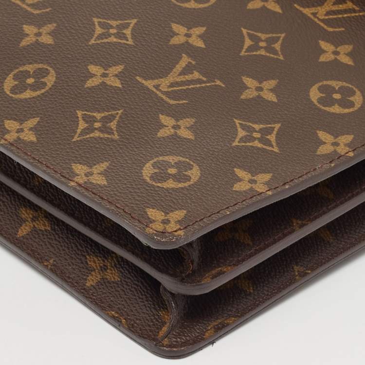 Pre Owned Louis Vuitton Monogram Canvas Serviette Conseiller Business Briefcase