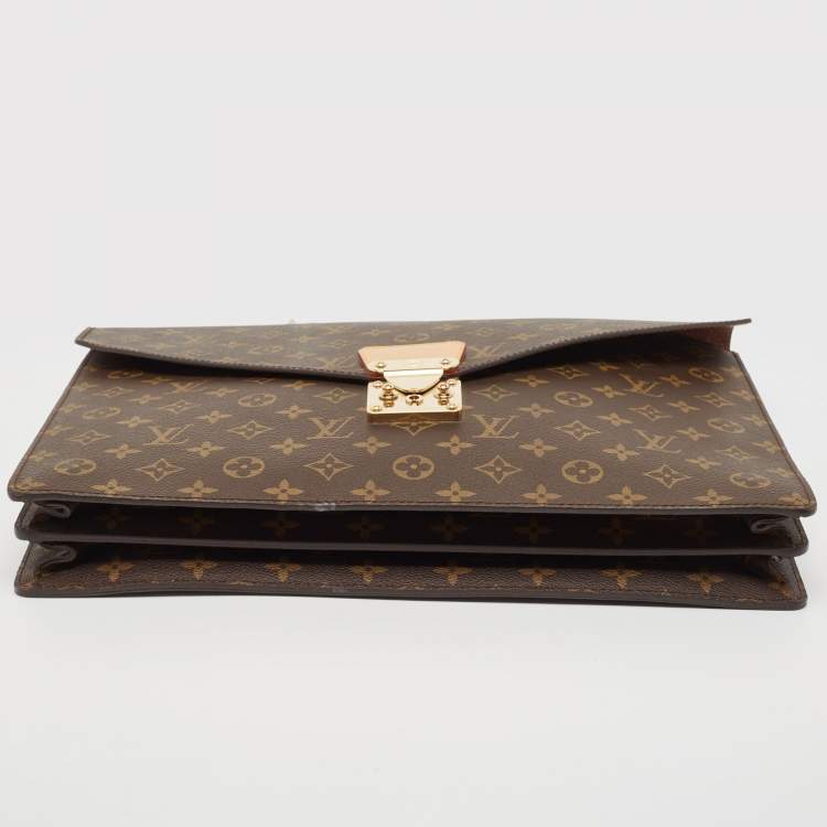 Pre Owned Louis Vuitton Monogram Canvas Serviette Conseiller Business Briefcase
