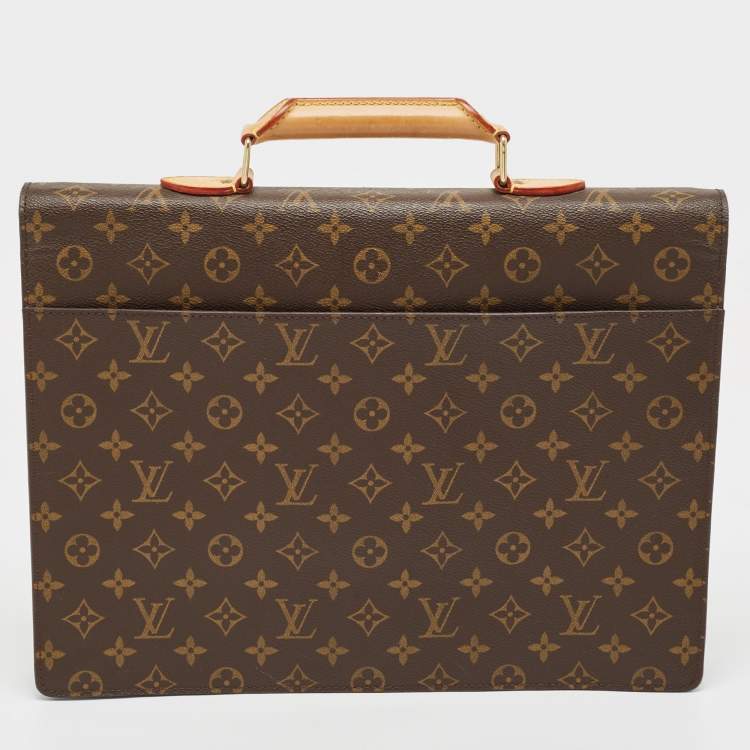 Pre Owned Louis Vuitton Monogram Canvas Serviette Conseiller Business Briefcase