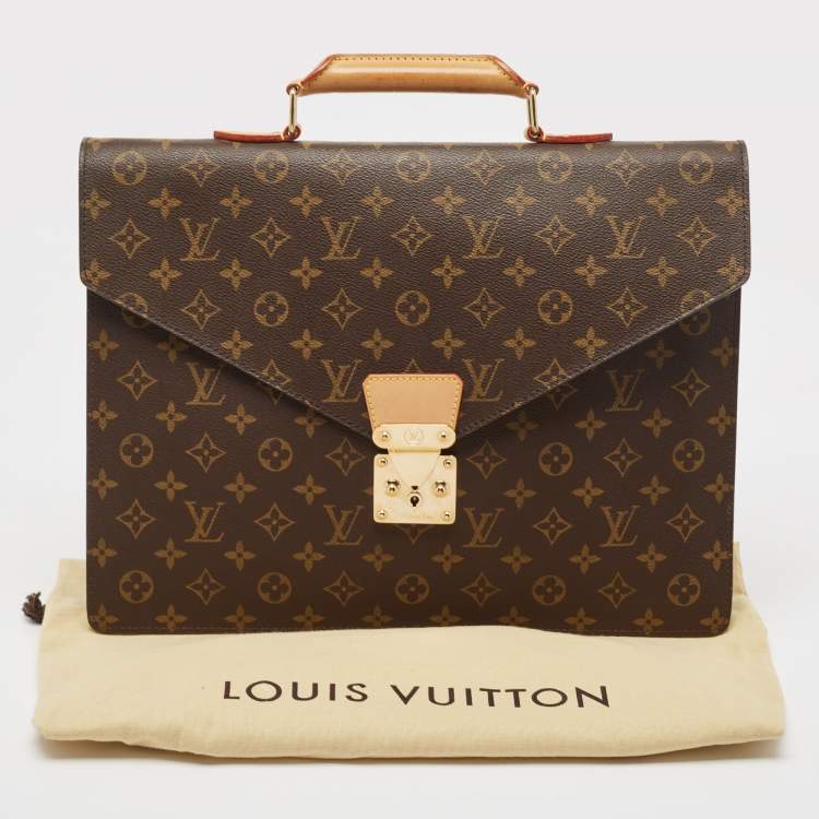 Pre Owned Louis Vuitton Monogram Canvas Serviette Conseiller Business Briefcase