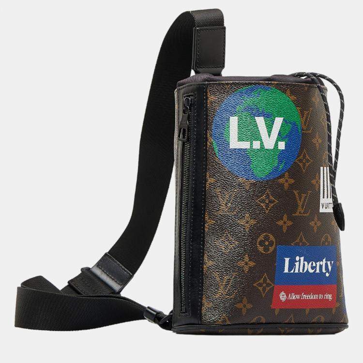 Chalk sling outlet bag lv