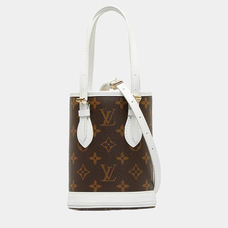 Lv monogram bucket online bag