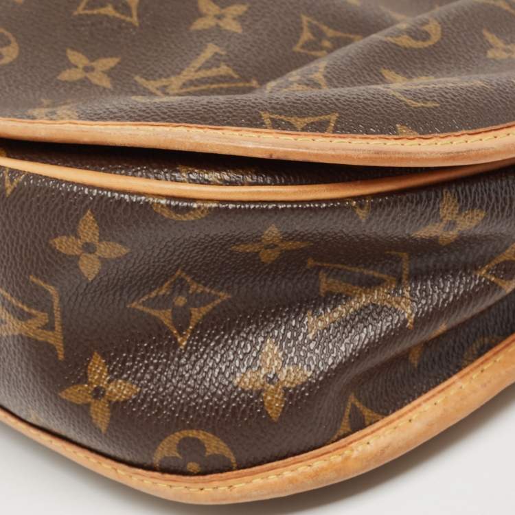 Pre Owned Louis Vuitton Monogram Canvas Menilmontant PM Bag