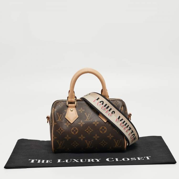 Pre Owned Louis Vuitton Monogram Canvas Speedy Bandouliere 20 Bag