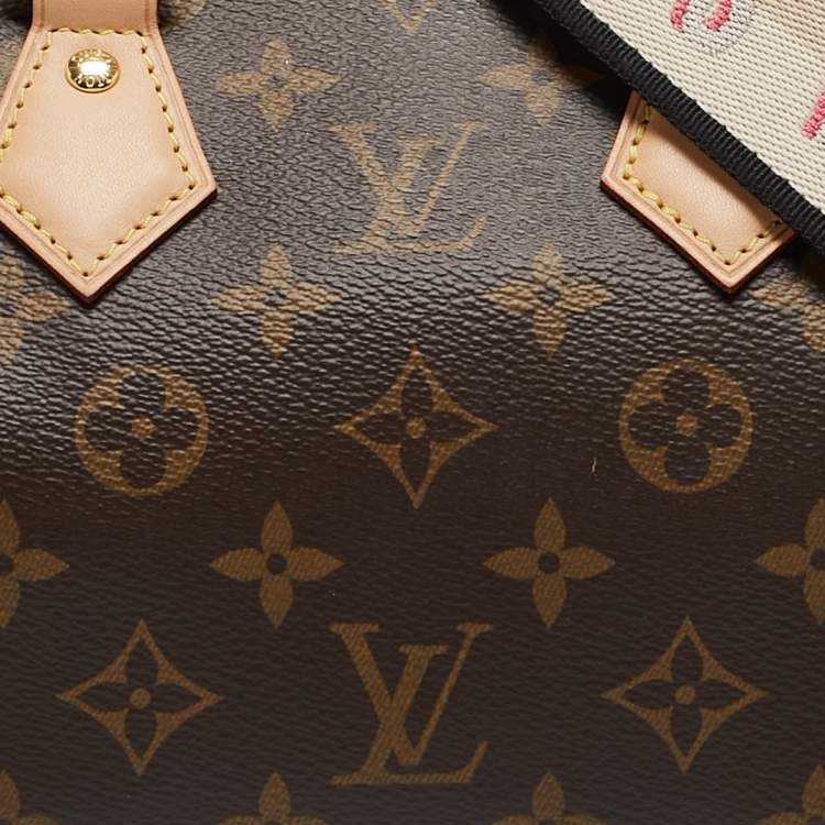 Pre Owned Louis Vuitton Monogram Canvas Speedy Bandouliere 20 Bag
