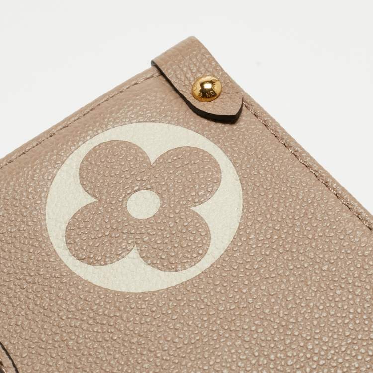 Pre Owned Louis Vuitton Bicolor Monogram Empriente Leather Giant Onthego MM Bag