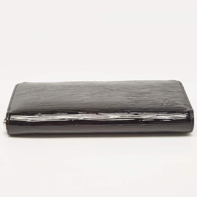 Pre Owned Louis Vuitton Black Electric Epi Leather Zippy Wallet