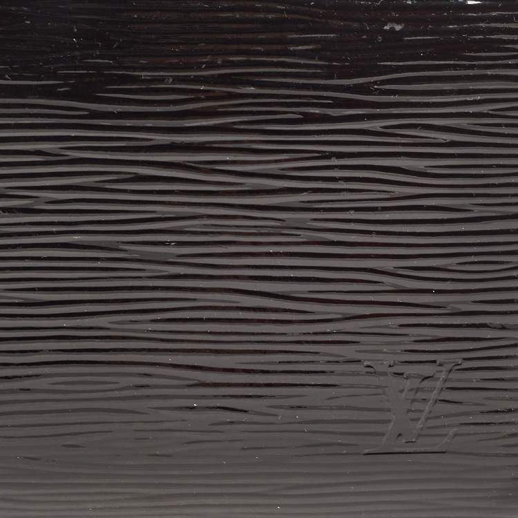 Pre Owned Louis Vuitton Black Electric Epi Leather Zippy Wallet