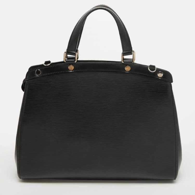 Pre Owned Louis Vuitton Black Epi Leather Brea GM Bag