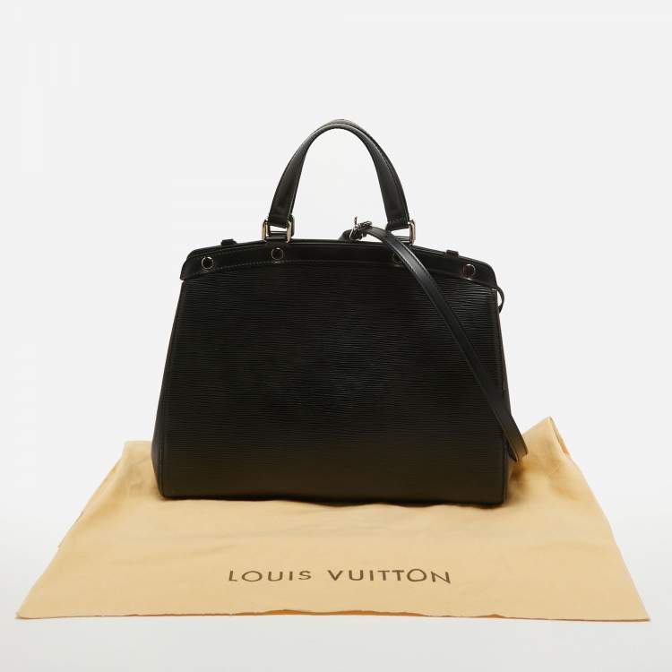 Pre Owned Louis Vuitton Black Epi Leather Brea GM Bag