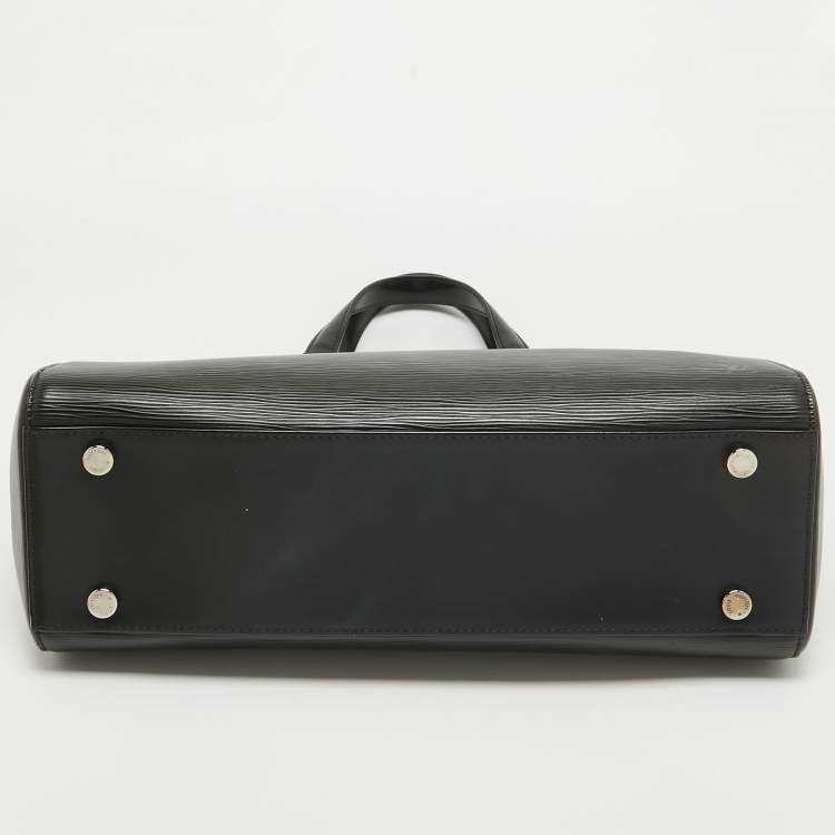 Pre Owned Louis Vuitton Black Epi Leather Brea GM Bag