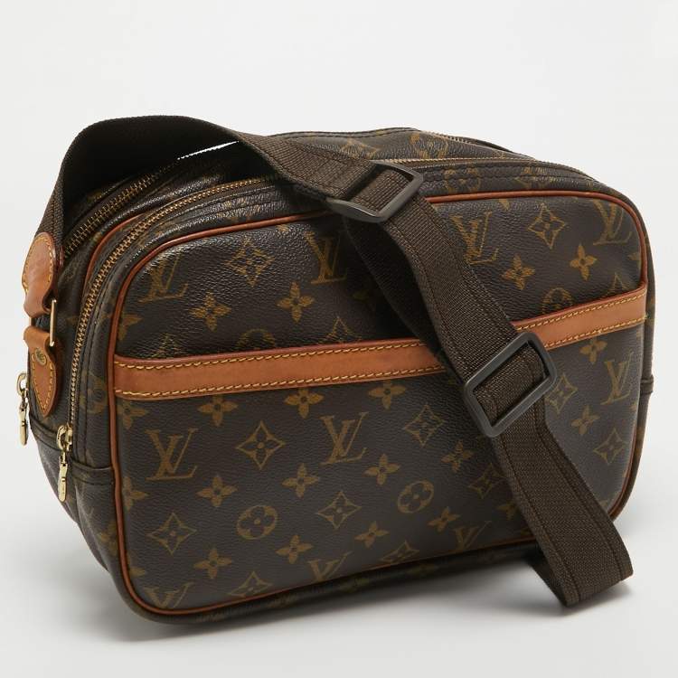 Pre Owned Louis Vuitton Monogram Canvas Reporter PM Bag