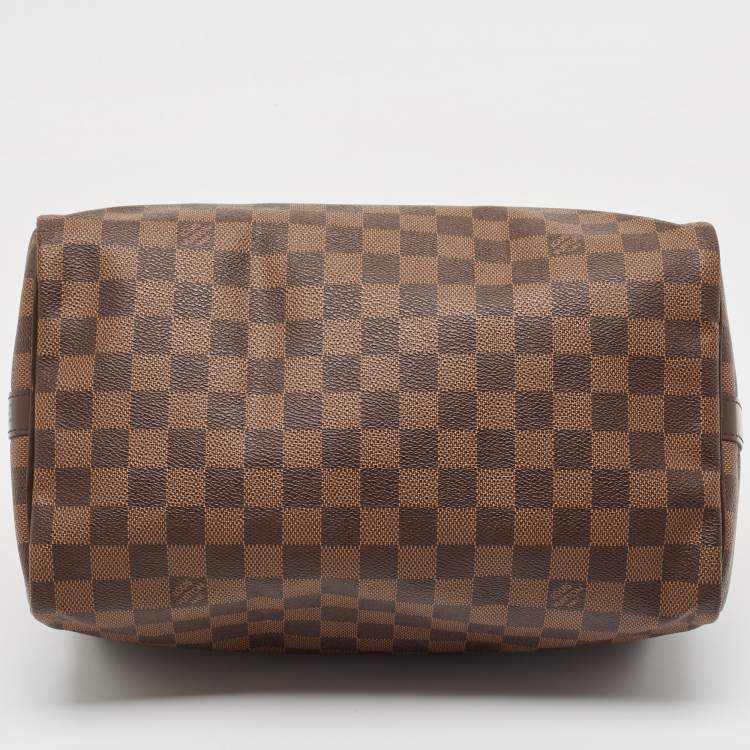 Pre Owned Louis Vuitton Damier Ebene Canvas Speedy 30 Bandoulière 