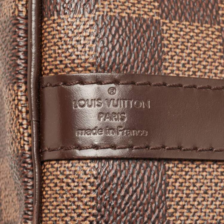 Pre Owned Louis Vuitton Damier Ebene Canvas Speedy 30 Bandoulière 