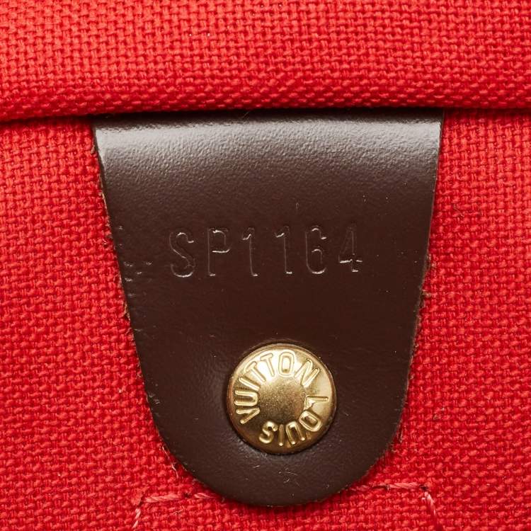 Pre Owned Louis Vuitton Damier Ebene Canvas Speedy 30 Bandoulière 