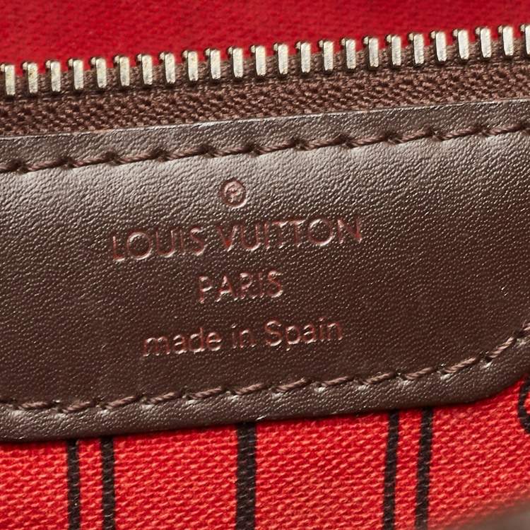 مملوكة مسبقًا Louis Vuitton Damier Ebene Canvas Neverfull MM Bag