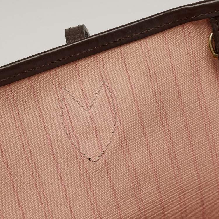 Pre Owned Louis Vuitton Damier Ebene Canvas Neverfull MM Bag