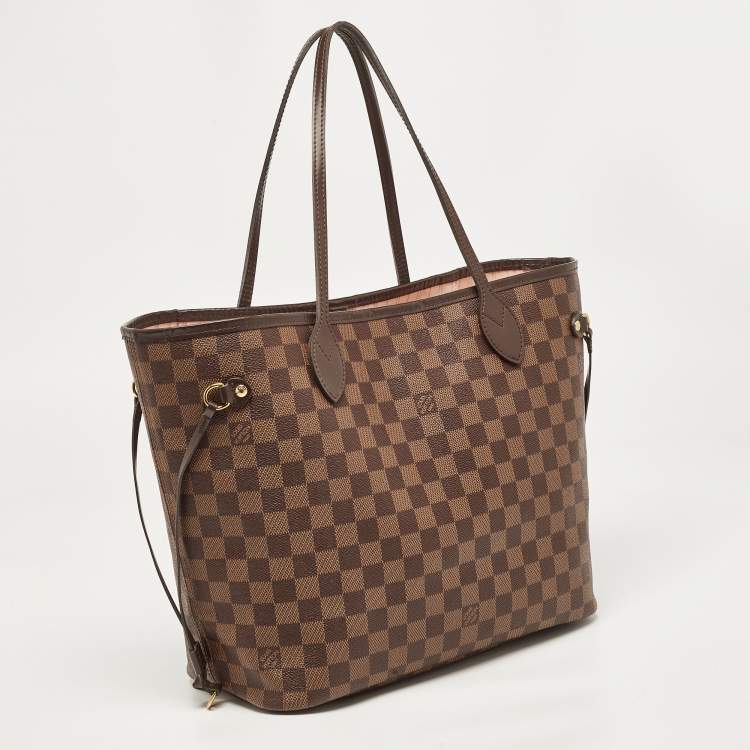 Pre Owned Louis Vuitton Damier Ebene Canvas Neverfull MM Bag