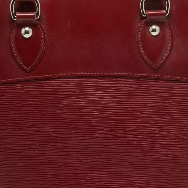Pre Owned Louis Vuitton Rubis Epi Leather Passy PM Bag