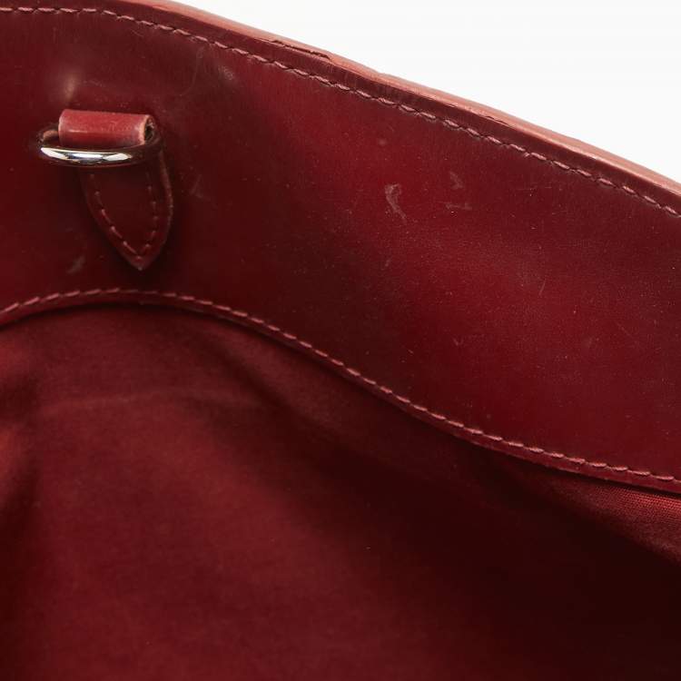 Pre Owned Louis Vuitton Rubis Epi Leather Passy PM Bag