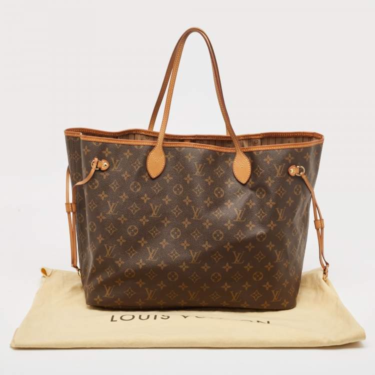 Pre Owned Louis Vuitton Monogram Canvas Neverfull GM Bag