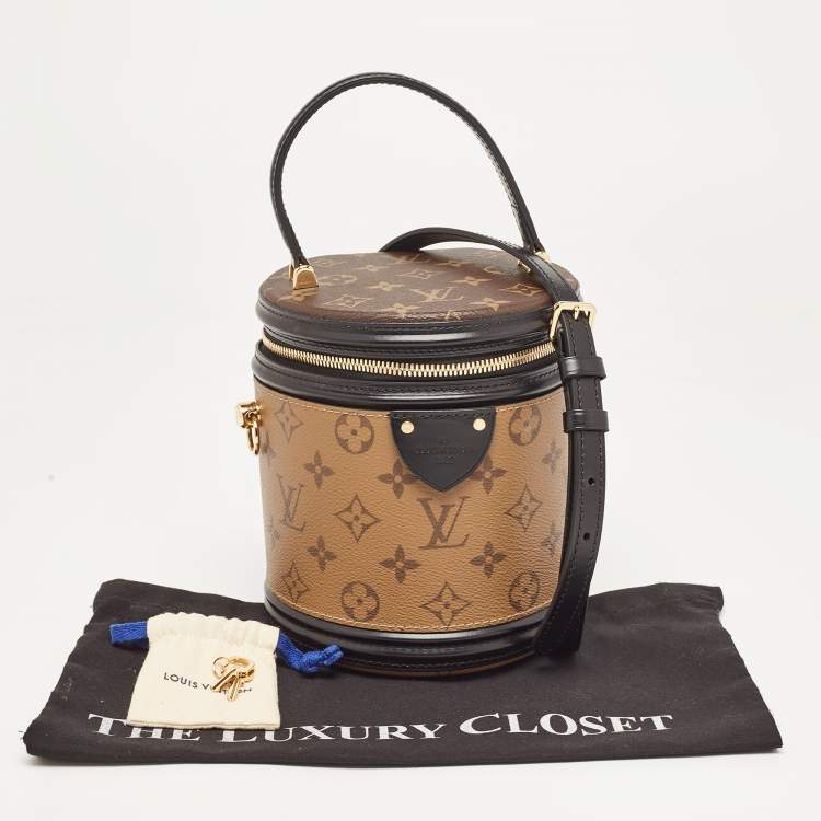Pre Owned Louis Vuitton Monogram Reverse Canvas Cannes Bag