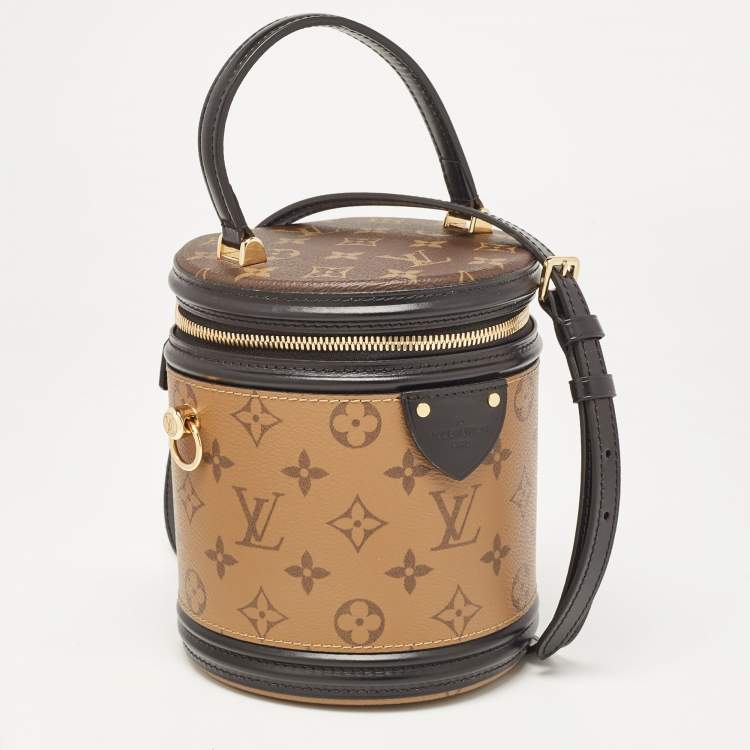 Pre Owned Louis Vuitton Monogram Reverse Canvas Cannes Bag