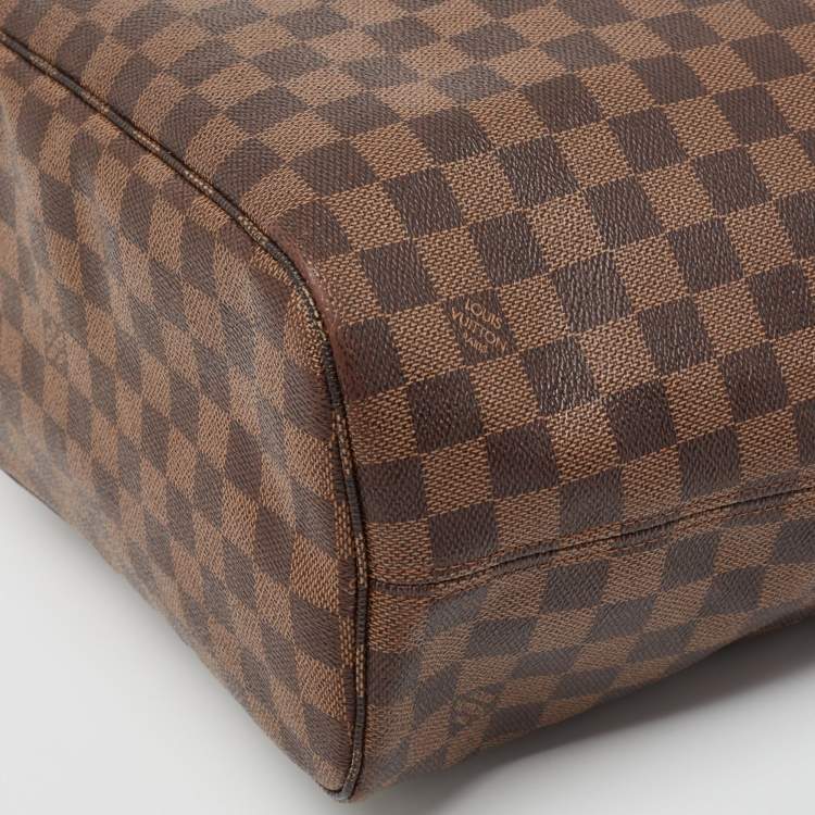 Pre Owned Louis Vuitton Damier Ebene Canvas Neverfull MM Bag