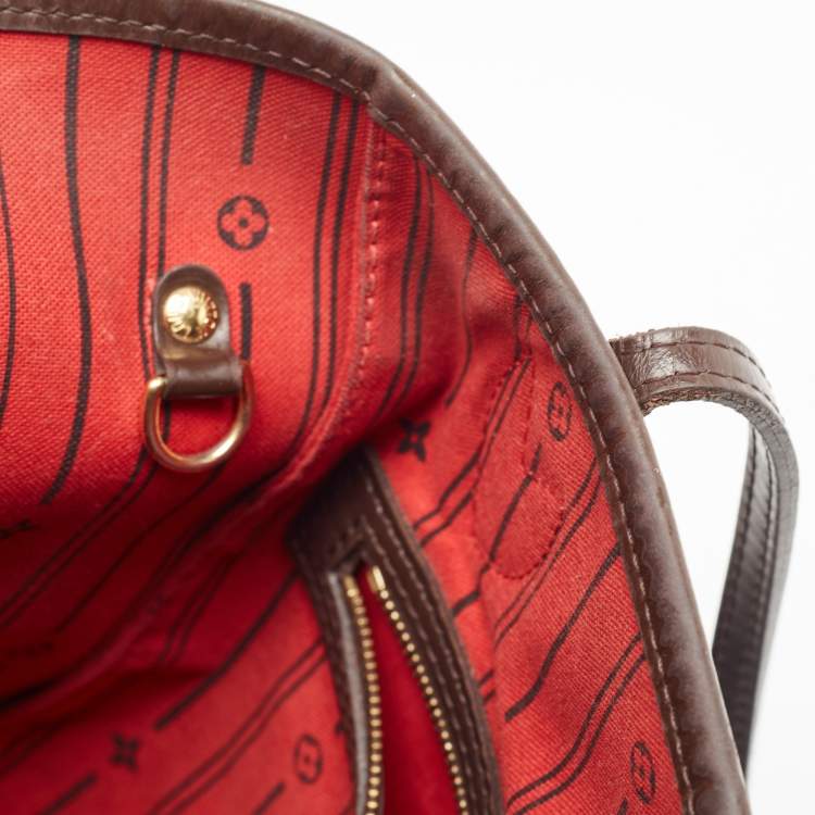 Pre Owned Louis Vuitton Damier Ebene Canvas Neverfull MM Bag