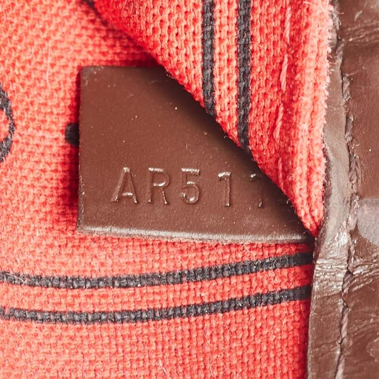 Pre Owned Louis Vuitton Damier Ebene Canvas Neverfull MM Bag