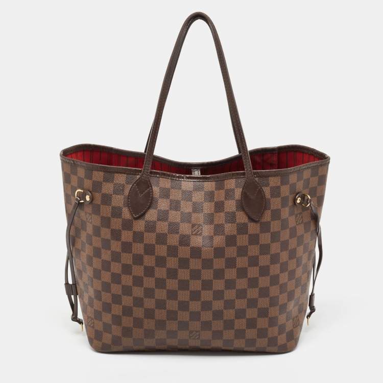 Pre Owned Louis Vuitton Damier Ebene Canvas Neverfull MM Bag
