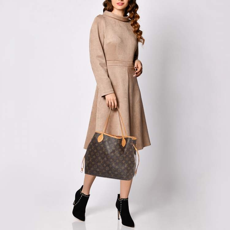 Pre Owned Louis Vuitton Monogram Canvas Neverfull MM Bag