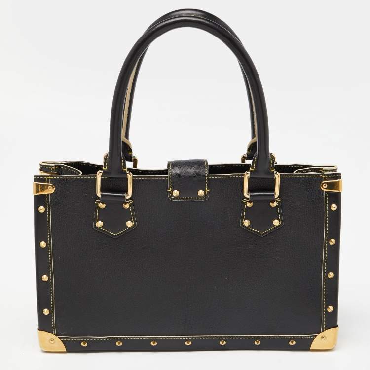 Pre Owned Louis Vuitton Black Suhali Leather Le Fabuleux Bag