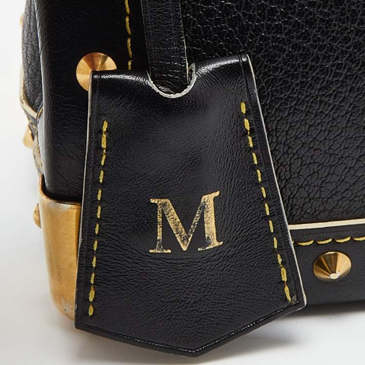 Pre Owned Louis Vuitton Black Suhali Leather Le Fabuleux Bag