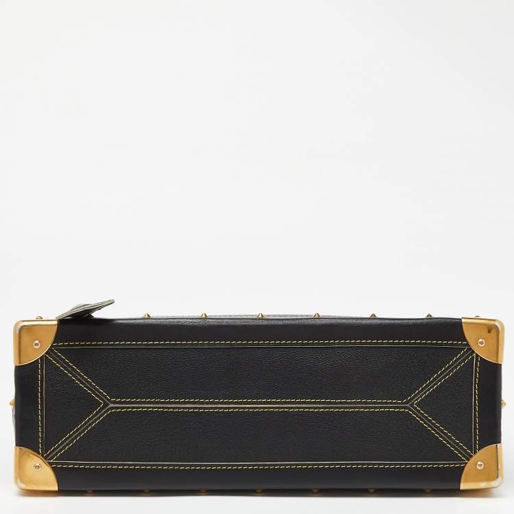 Pre Owned Louis Vuitton Black Suhali Leather Le Fabuleux Bag