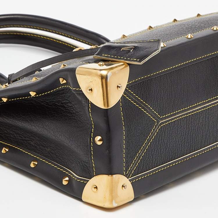 Pre Owned Louis Vuitton Black Suhali Leather Le Fabuleux Bag