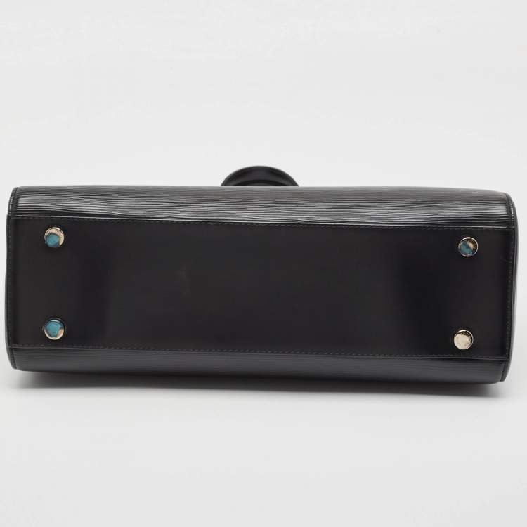 Pre Owned Louis Vuitton Black Epi Leather Brea GM Bag