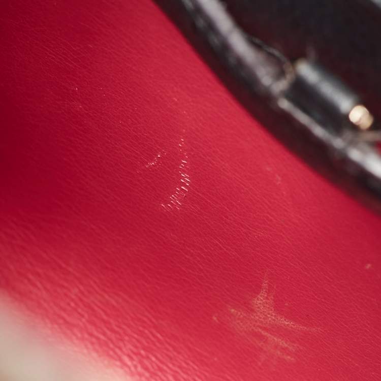 Pre Owned Louis Vuitton Black/Beige Taurillon Leather and Python Capucines BB Bag